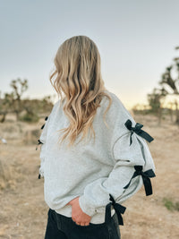 Bow Sleeve Crewneck