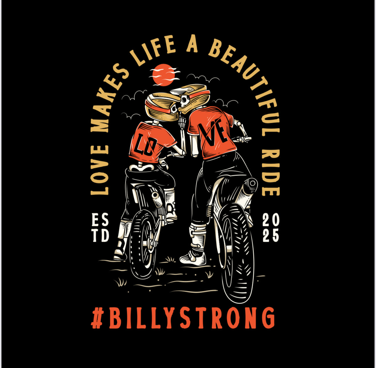 Billy strong- Sticker