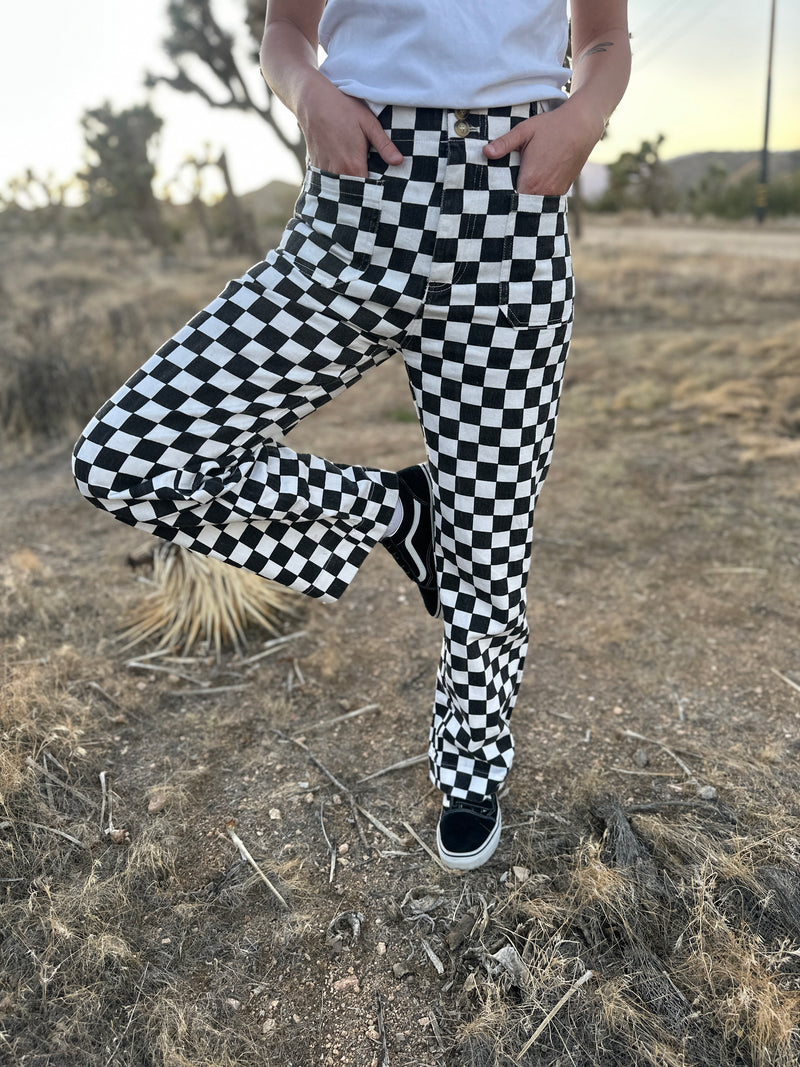 Demi Checked Pants