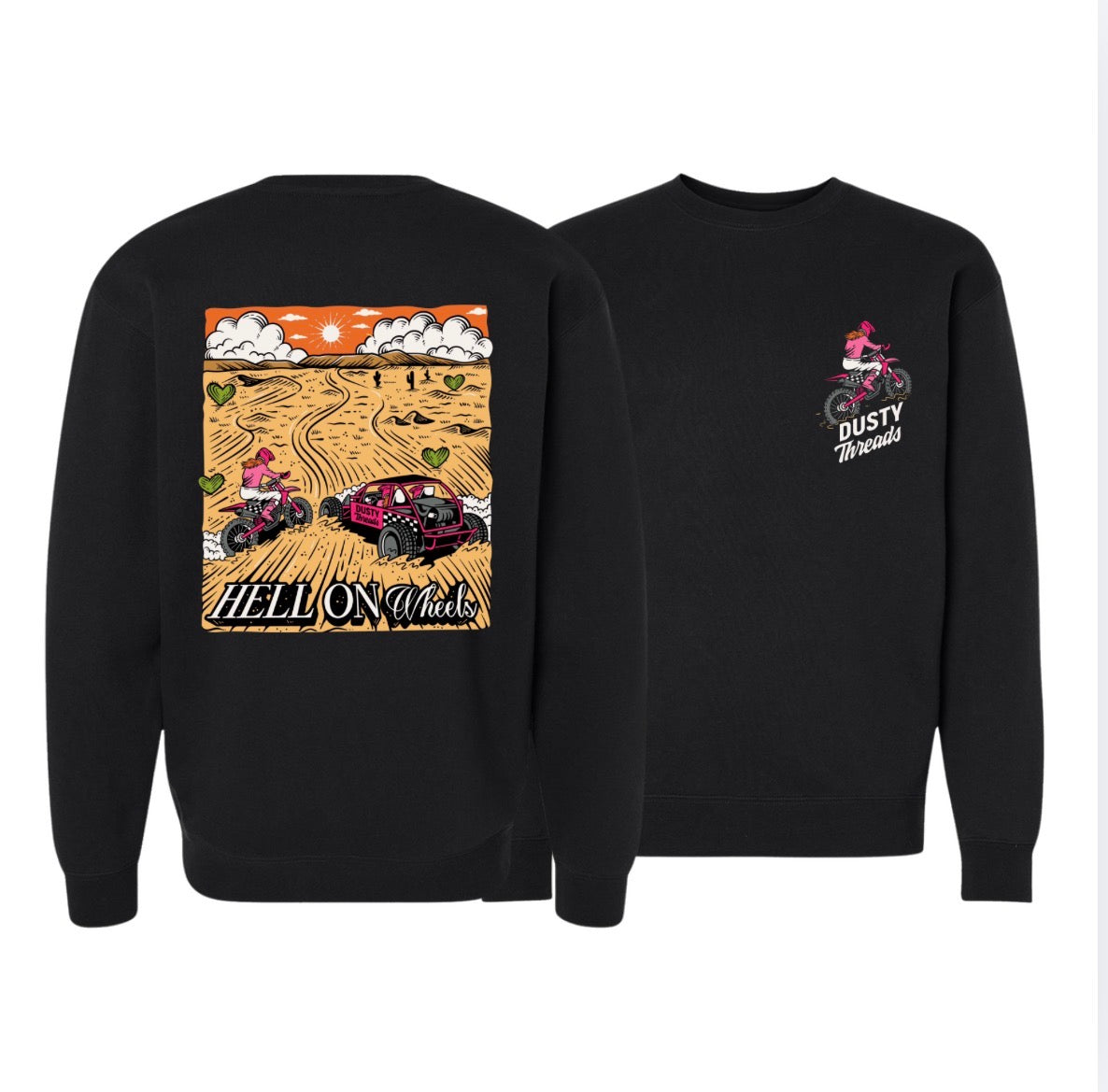Hell On Wheels Crewneck