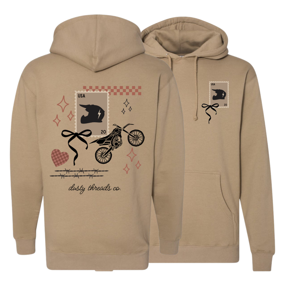 Desert Stamped  Hoodie
