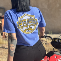 Moto Mama Cropped Tee