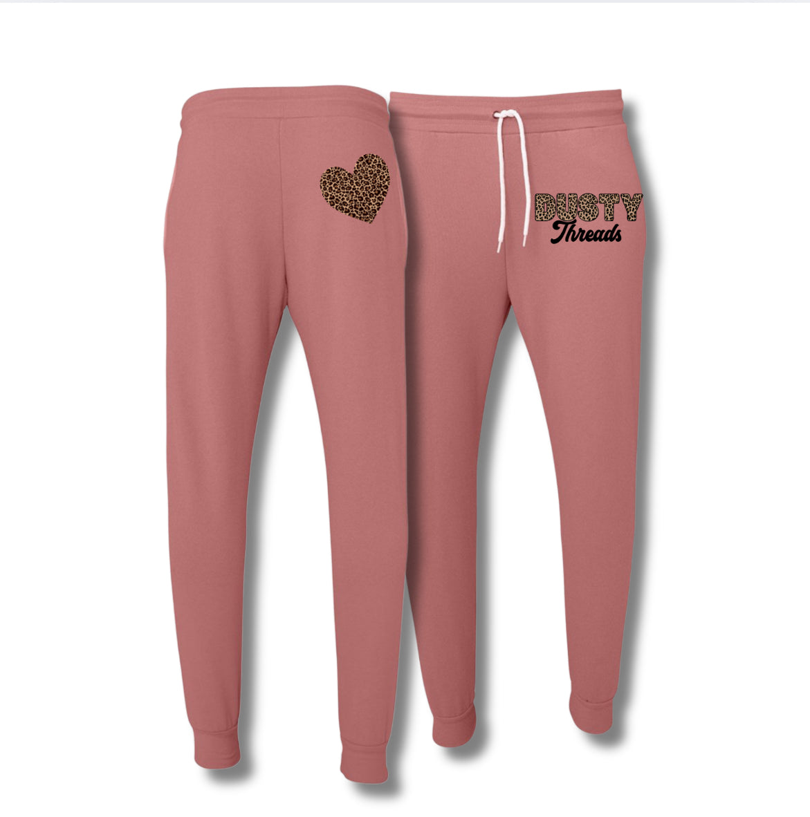 Leopard Logo Joggers