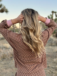 Dusty Dreams Checkered Top